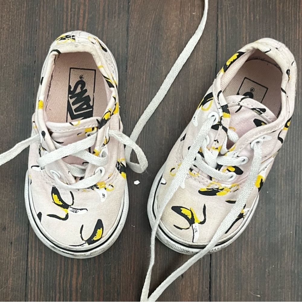 Andy Warhol banana VANS, toddler US 5.5